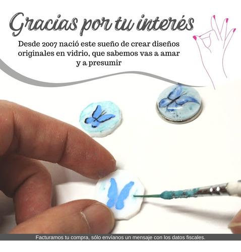 Imagen 3 de 3 de Collar Mini Artístico Mariposita