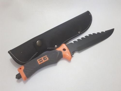 Daga Táctica Negra + Funda Para Camping