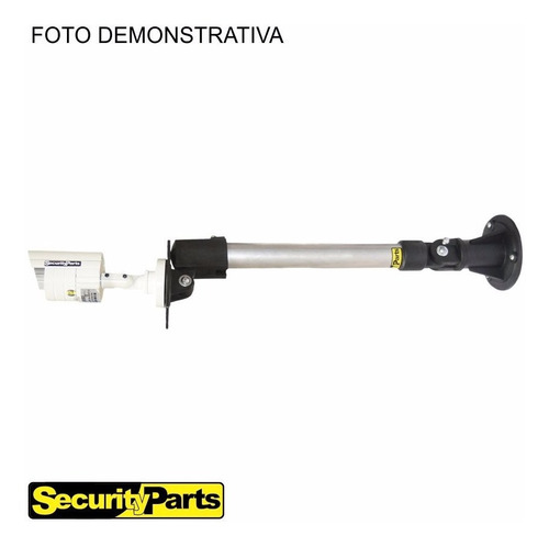 Kit 10 Suportes Câmera Segurança Cftv Infra Sensor Iva 40cm