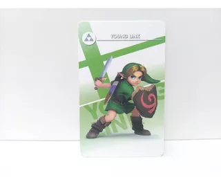 Amiibo Card Legend Of Zelda Smash Bros Young Link - Switch