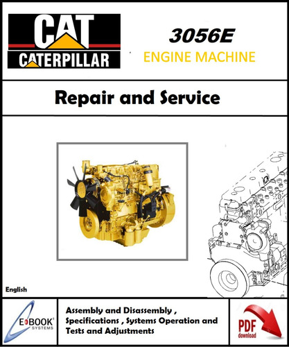 Manual De Reparación Y Servicio Motor Caterpillar 3056e