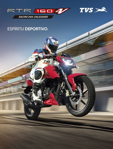 Imagen 6 de 6 de Tvs Rtr 160 185motos Olavarría