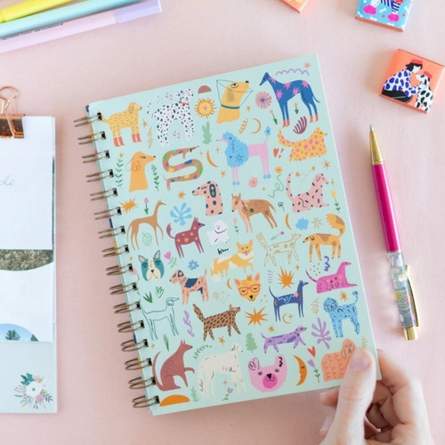 Imagen 2 de 2 de Cuaderno Rayado - Perritos