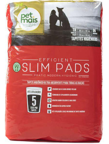 Tapete Slim Pads 6 Unid.