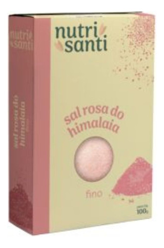 Sal Rosa Do Himalaia Fino 100g Nutrisanti