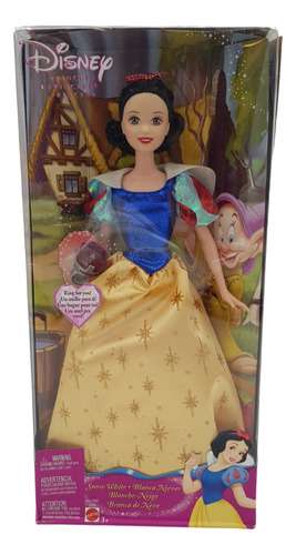 Muñeca De Disney Princesa Blanca Nieves Con Anillo Ajustable