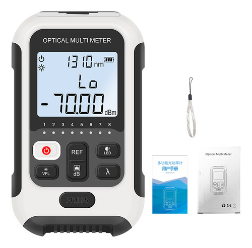 Medidor De Potência Óptica Óptico Com Testador De Fibra Led
