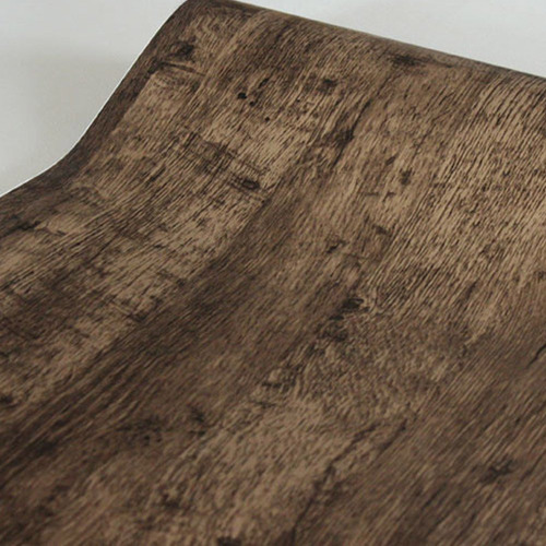 Simplelife4u Retro Brown Wood Grain Contact Paper Selfadhesi