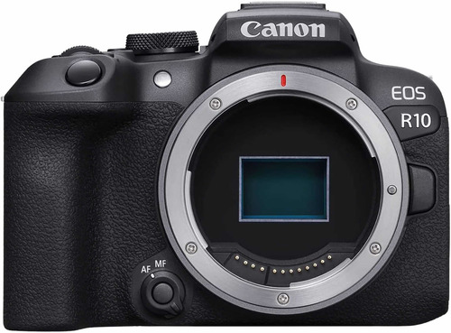 Canon R10 + Adaptador Lentes Ef-eos R Mirrorless Cor Preto