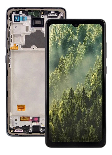Tela Frontal Display Oled A72 A725 Com Aro+kit Chave