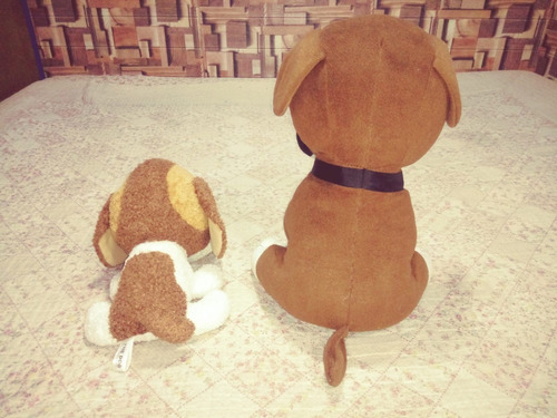 The Dog 2x Peluche Perros Cabezones Grande-mediano Colección (Usado)