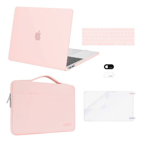 Funda Rigida De Plastico Para Macbook Pro De 13 Rosa Tiza