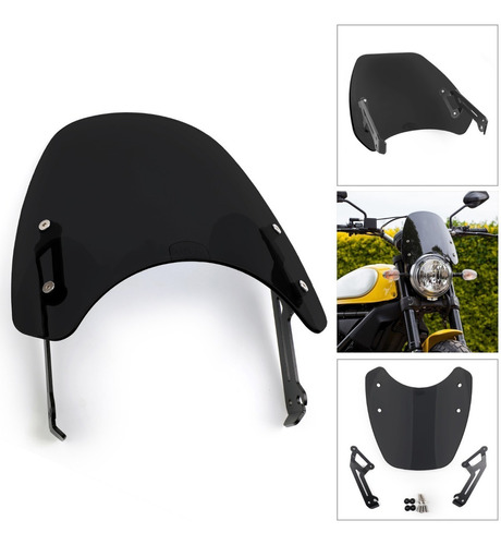 Parabrisa Parabrisa For Ducati Scrambler 15-2018 Negro