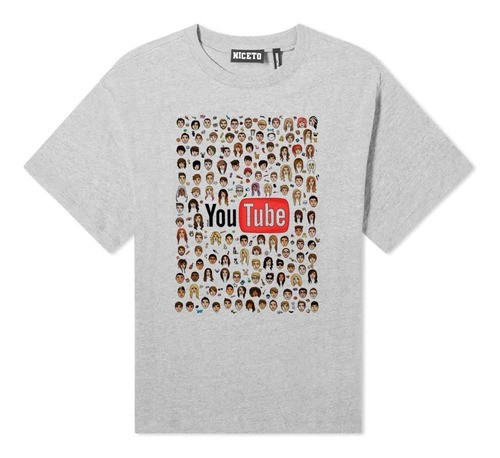 Youtubers  Remera Unica Redes Sociales