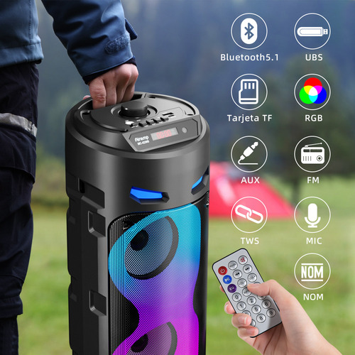 Recargable Subwoofer De Audio Portátil Inalámbrico Bocinas