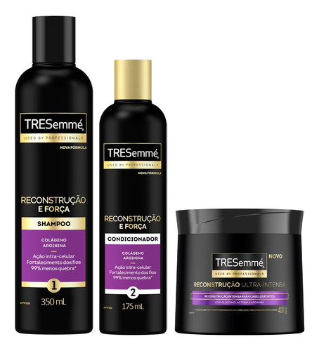 Kit Tresemmé Reconstrução E Força Shampoo + Cond + Máscara