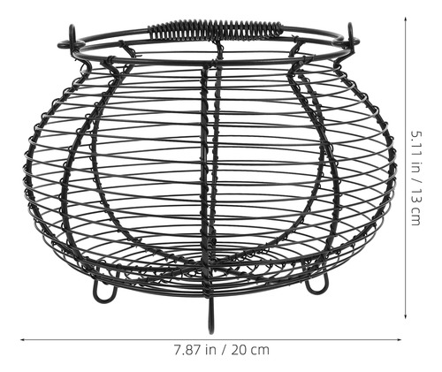Soporte Redondo De Hierro Para Huevos De Alambre Metálico Co