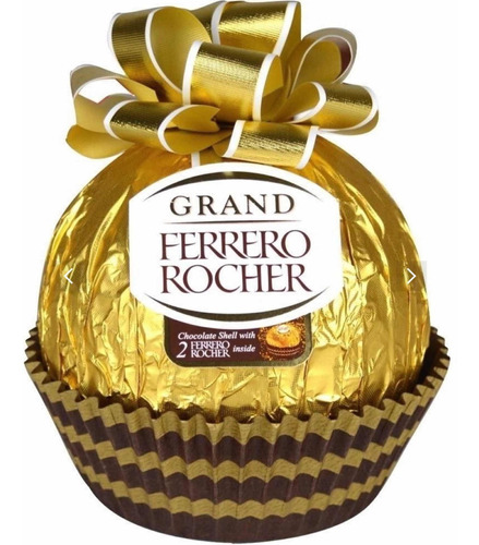 Grand Ferrero Rocher Chocolate/leche Avellanas Gigante 125g