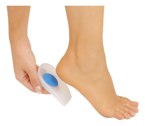Tacón de gel de silicona Ortho Pauher con puntos azules, talla M