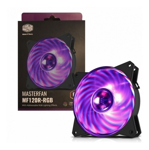 Refrigeración Fan Para Gabinete Coolermaster Mf120r Rgb