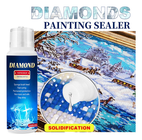 Sellador De Pintura Artística C Diamond, 1 Paquete De 120 Ml