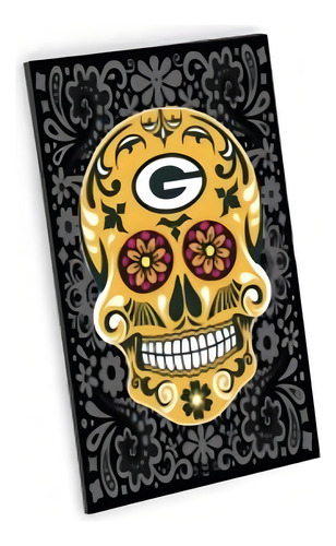 Iman Aminco Fútbol Americano Sugar Skull Pattern Nfl Packers