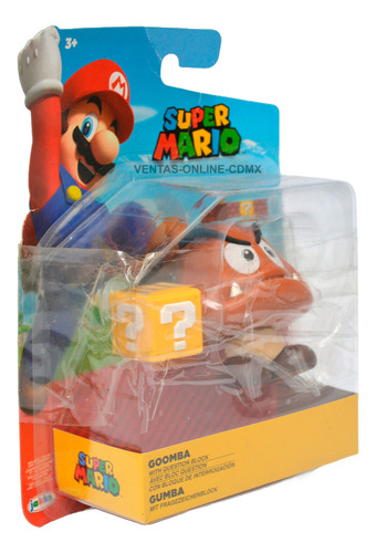 Figura Goomba Super Mario World Nintendo Jakks