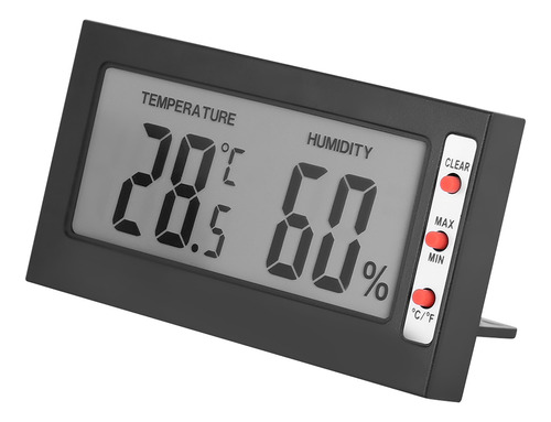 Termómetro Lcd Digital Portátil Higrómetro 0~50