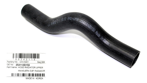 Manguera Radiador Superior Compatible Con Elantra 2.0