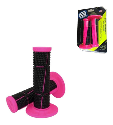 Manopla Punho Edgers A2 Pink Rosa Preto Par