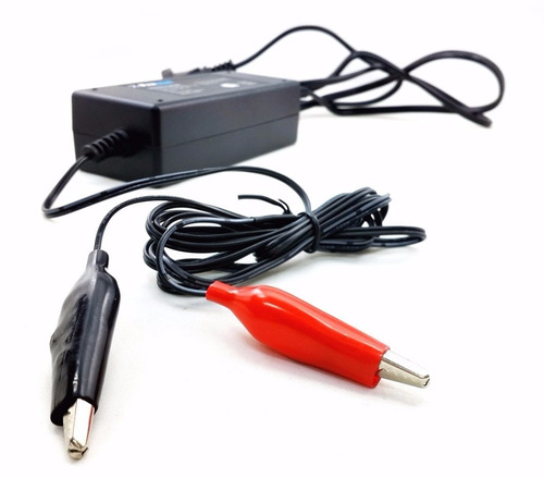 Imagen 2 de 5 de Cargador De Baterias De Gel 12v 2ah Alarmas Juguetes