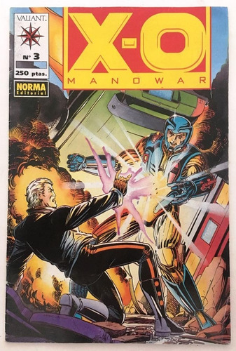 Comic Valiant: X-o Manowar #3. Editorial Norma