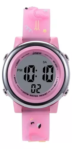  Reloj LED deportivo 30M impermeable multifunción reloj digital  para niño niña regalo, D-Rose : Ropa, Zapatos y Joyería