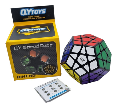 Cubo Rubik Qiyi Qiheng Megaminx Magic Cube Cuerpo Negro