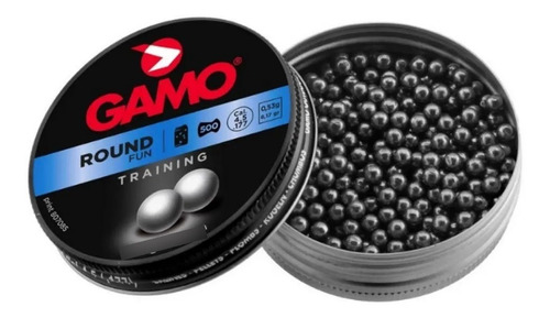 Poston Gamo Round Fun Training Cal. 4.5/peso 0,53gr/ 250 Pcs