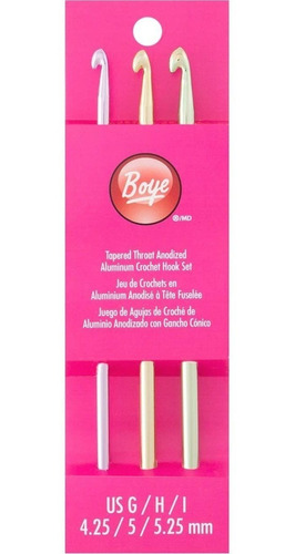 Agujas De Ganchillo De Aluminio, De Boye