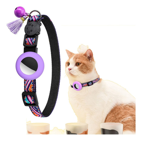 #cat Collar Con Campana Ajustable Gatito Para Airtag