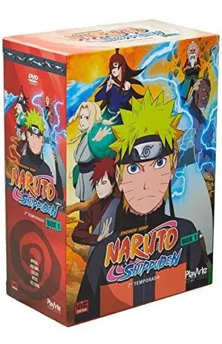 Box - Naruto Shippuden - 2ª Temporada- 5 Dvds - Lacrado