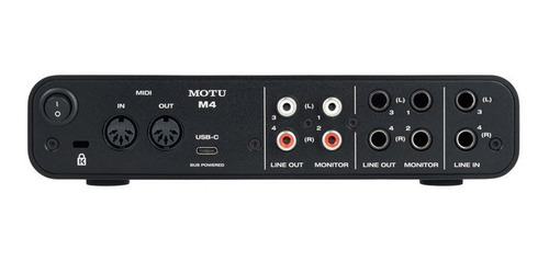 Interface Usb 32bits/192k Motu M4 Distriuidor Oficial Brasil