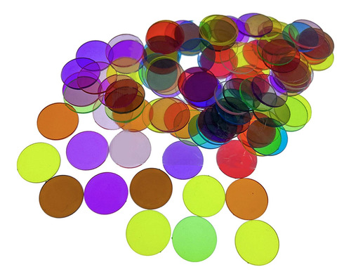 100 Contadores De Matemáticas De Colores Surtidos Para