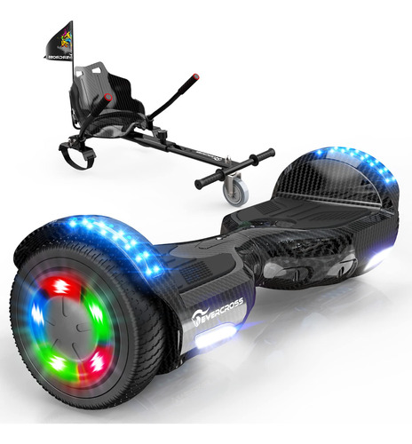 Hoverboard Evercross, Scooter Auto Equilibrante Con Asiento