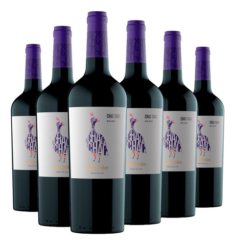 Vino Chac Chac Malbec 6x750 Ml Viña Las Perdices