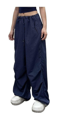 Pantalones De Paracaídas Para Mujer Pantalones Cargo Holgado