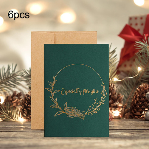 Nuevo 6 Tarjetas De Felicitación Especialmente For Usted