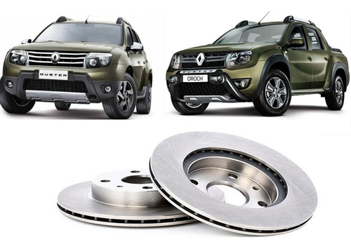 Disco De Frenos Para Renault Duster Oroch 2.0 16v 2016-2023