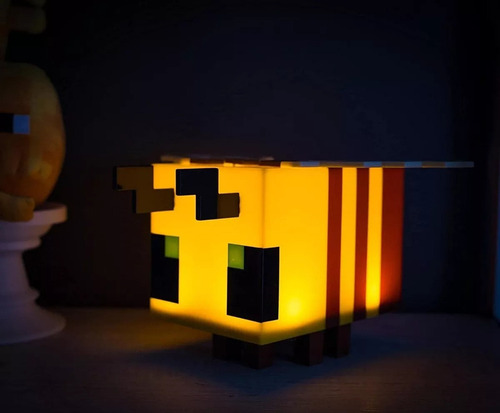 Lampara De Abeja De Minecraft Para Regaloy