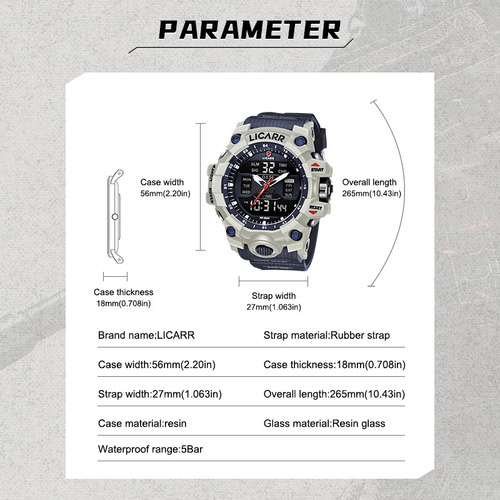Relojes Militares Deportivos Para Hombre, Reloj Con Alarma Y