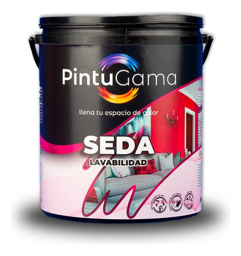 Pintugama Seda - Pintura Brillo De Seda Tipo B Galón