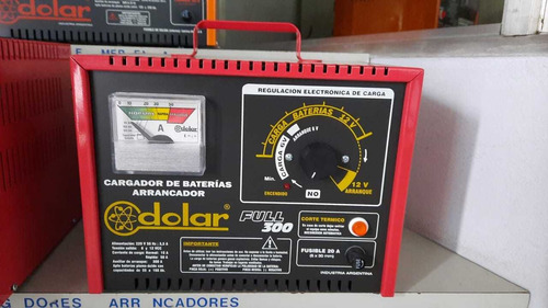Cargador Arrancador 6/12 Volts Dólar Full 300 Reforzado