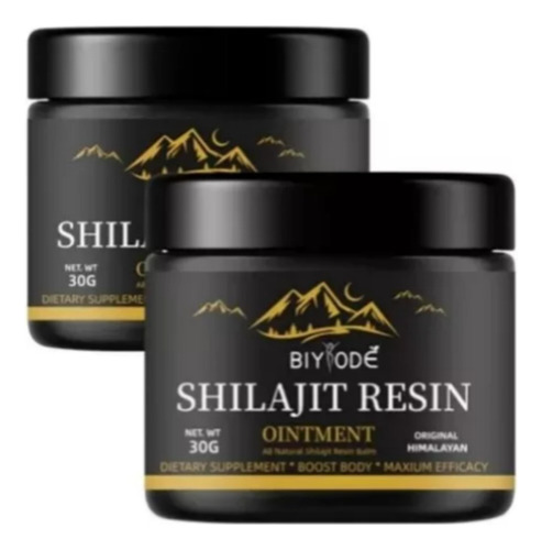 Resina De Shilajit Orgánica Pura Del Himalaya De 600 Mg De S